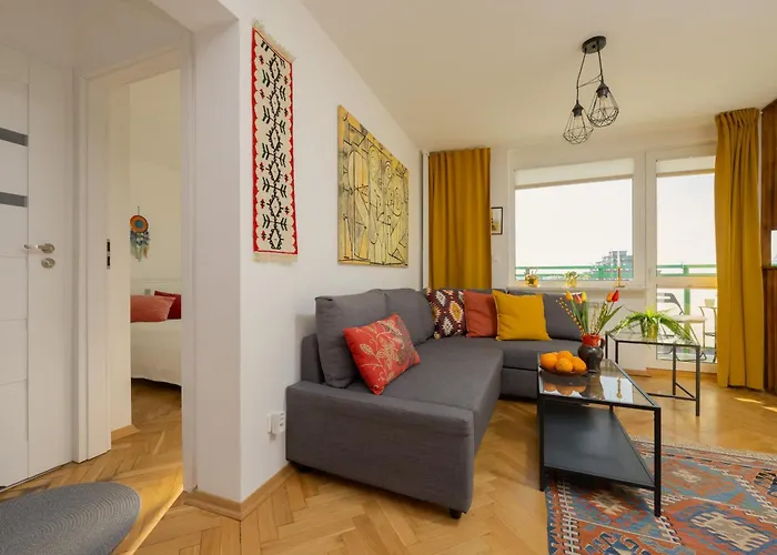 Autumn With Balcony And Two Bedrooms By Renters Apartament Warszawa